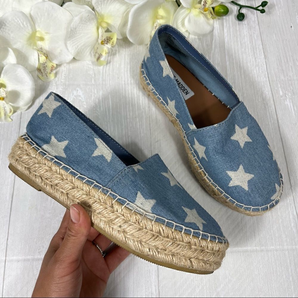 Steve Madden womens Talan Espadrille Size 6
